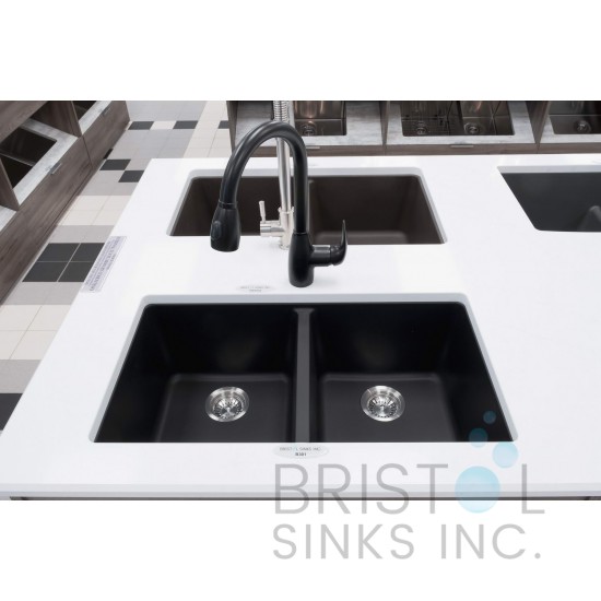 Virtuo Granite Double Undermount Equal Bowl Kitchen Sink Virtuo Granite Double Undermount Equal Bowl Kitchen Sink