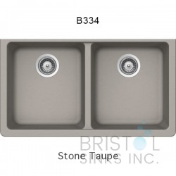 Virtuo Granite Double Undermount Equal Bowl Kitchen Sink