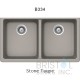 Virtuo Granite Double Undermount Equal Bowl Kitchen Sink