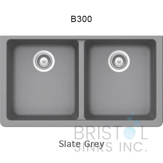 Virtuo Granite Double Undermount Equal Bowl Kitchen Sink
