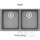 Virtuo Granite Double Undermount Equal Bowl Kitchen Sink Virtuo Granite Double Undermount Equal Bowl Kitchen Sink