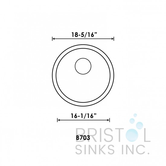 B703 Undermount Stainless Steel Single Bowl Bar Kitchen Sink