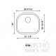 B704 Undermount Stainless Steel Single Bowl Kitchen Sink B704 Undermount Stainless Steel Single Bowl Kitchen Sink