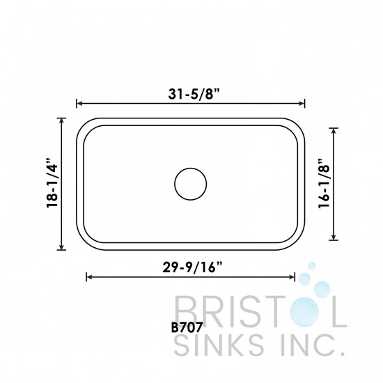 B707 Undermount Stainless Steel Single Bowl Kitchen Sink B707 Undermount Stainless Steel Single Bowl Kitchen Sink