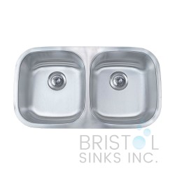 B411 Undermount Stainless Steel Double Bowl Kitchen Sink