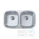 B411 Undermount Stainless Steel Double Bowl Kitchen Sink