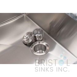 Deluxe Strainer - Stainless Steel by Bristol Sinks Deluxe Strainer - Stainless Steel by Bristol Sinks
