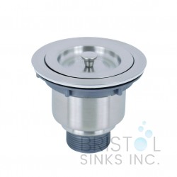 Deluxe Strainer - Stainless Steel by Bristol Sinks Deluxe Strainer - Stainless Steel by Bristol Sinks