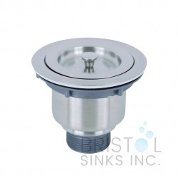 Deluxe Strainer - Stainless Steel by Bristol Sinks Deluxe Strainer - Stainless Steel by Bristol Sinks