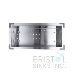 Zero Radius Stainless Steel Over the Sink Strainer - B900 Zero Radius Stainless Steel Over the Sink Strainer - B900