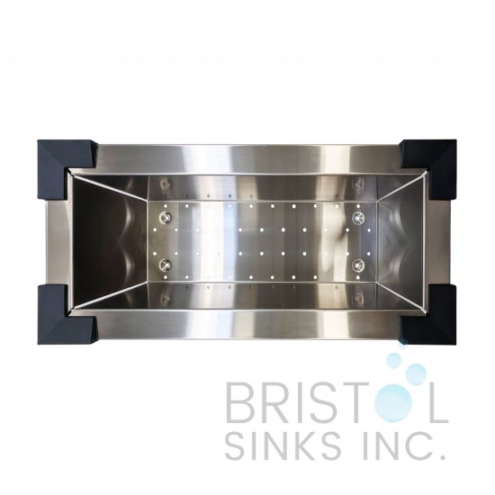 Zero Radius Stainless Steel Over the Sink Strainer - B900