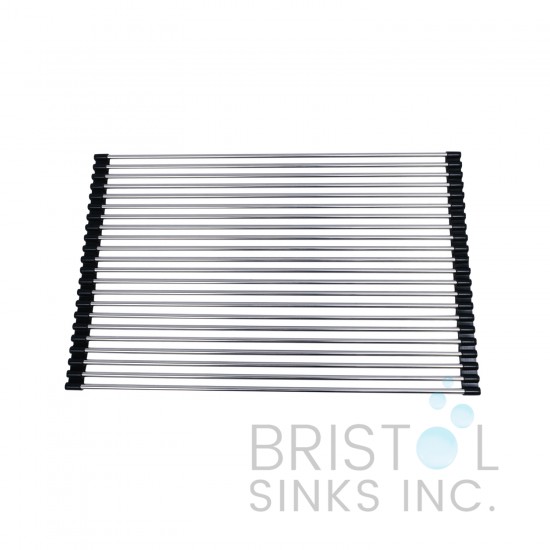 Stainless Steel Over the Sink Multipurpose Roll-Up Drying Rack