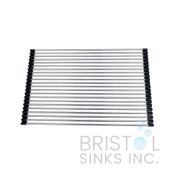 Stainless Steel Over the Sink Multipurpose Roll-Up Drying Rack Stainless Steel Over the Sink Multipurpose Roll-Up Drying Rack