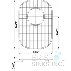 BG804 - Stainless Steel Grid Small