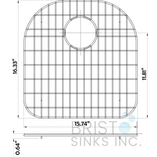 BG809 - Stainless Steel Grid Large BG809 - Stainless Steel Grid Large