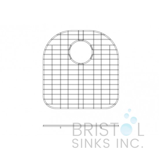 BG809 - Stainless Steel Grid Large