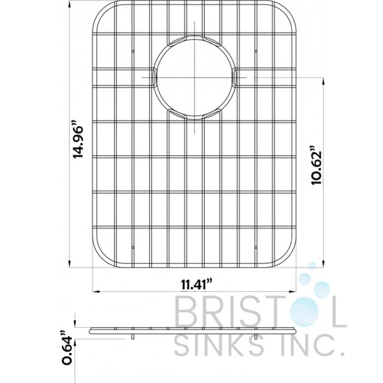 BG820 - Stainless Steel Grid Small