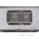 B804 Undermount Stainless Steel Double Bowl Kitchen Sink B804 Undermount Stainless Steel Double Bowl Kitchen Sink