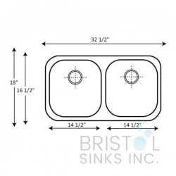 B805 Undermount Stainless Steel Double Bowl Kitchen Sink B805 Undermount Stainless Steel Double Bowl Kitchen Sink