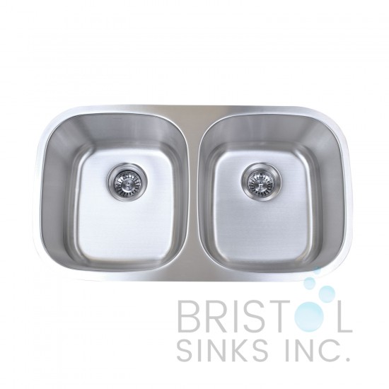 B805 Undermount Stainless Steel Double Bowl Kitchen Sink