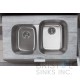 B814-R Undermount Stainless Steel Double Bowl Kitchen Sink