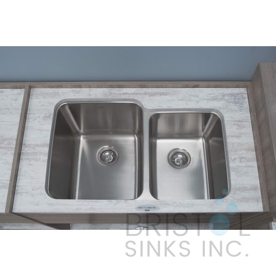 B820 Undermount Stainless Steel Double Bowl Kitchen Sink