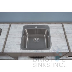 B201 Drop-In Stainless Steel 1-Hole Single Bowl Kitchen Sink