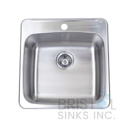 B201 Drop-In Stainless Steel 1-Hole Single Bowl Kitchen Sink B201 Drop-In Stainless Steel 1-Hole Single Bowl Kitchen Sink