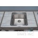 B203 Drop-In Stainless Steel 1-Hole Single Bowl Kitchen Sink