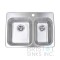 B212 Top-mount Stainless Steel 1-Hole Double Bowl Kitchen Sink