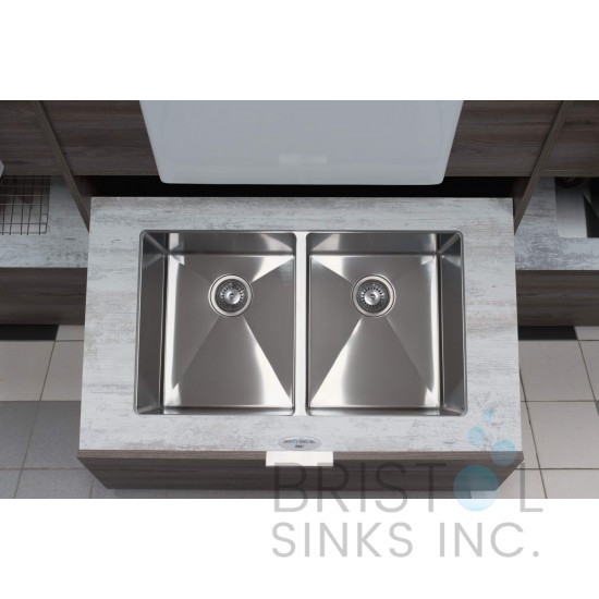 B1927 Undermount Stainless Steel Kitchen Sink 10 mm Corners