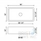 BF100 Fireclay Apron Farmhouse Kitchen Sink - CALL TO ORDER