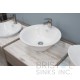 BV108 Vitreous China Above Counter Porcelain Circular Vessel Bathroom Sink