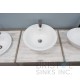 BV108 Vitreous China Above Counter Porcelain Circular Vessel Bathroom Sink
