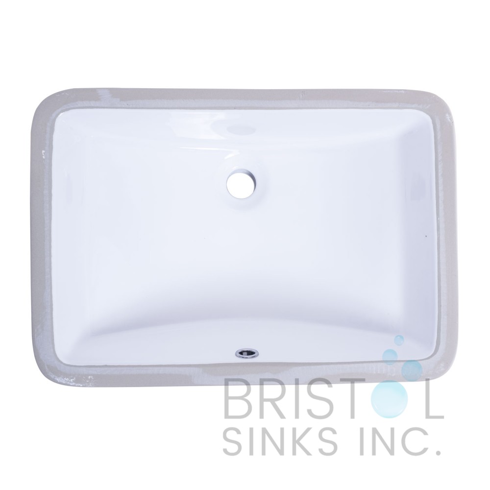 B606 Rectangular Undermount Vanity Sink Bristol Sinks