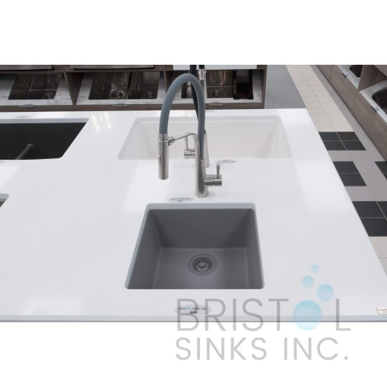 Virtuo Granite Single Undermount Bowl Bar/Prep/Kitchen Sink