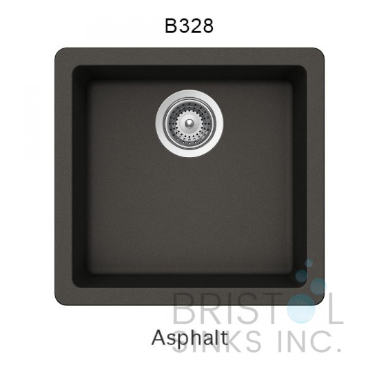 Virtuo Granite Single Undermount Bowl Bar/Prep/Kitchen Sink