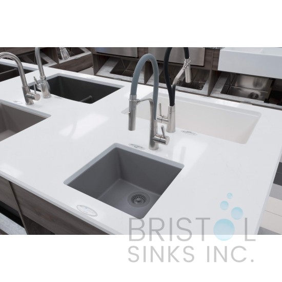 Virtuo Granite Single Undermount Bowl Bar/Prep/Kitchen Sink