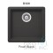 Virtuo Granite Single Undermount Bowl Bar/Prep/Kitchen Sink