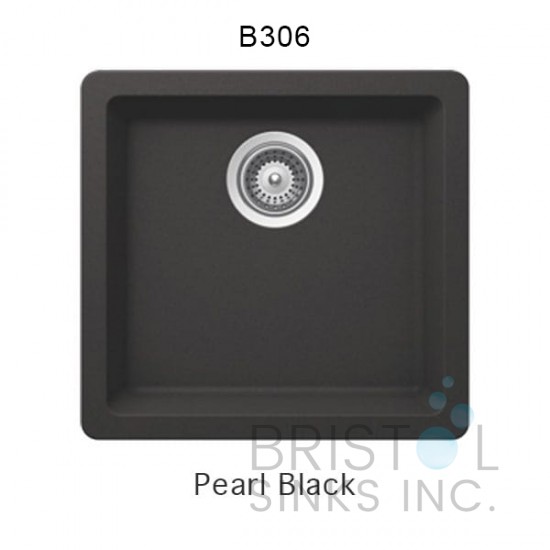 Virtuo Granite Single Undermount Bowl Bar/Prep/Kitchen Sink