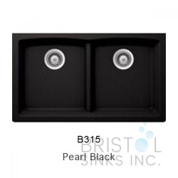 Virtuo Granite Double Undermount Low Divide Bowl Kitchen Sink  Virtuo Granite Double Undermount Low Divide Bowl Kitchen Sink
