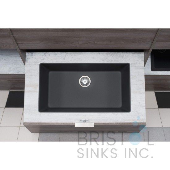 Virtuo Granite Single Undermount Bowl Kitchen Sink