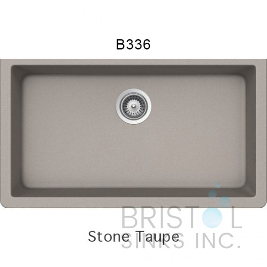 Virtuo Granite Single Undermount Bowl Kitchen Sink