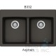 Virtuo Granite Double Topmount Equal Bowl Kitchen Sink 