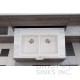 Virtuo Granite Double Topmount Equal Bowl Kitchen Sink 