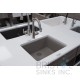 Virtuo Granite Single Undermount Bowl Kitchen Sink
