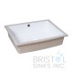 B610 Vitreous China Rectangular Undermount Vanity Sink