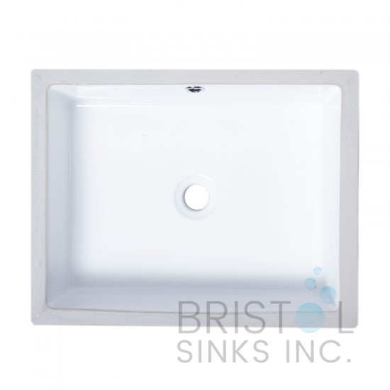 B610 Vitreous China Rectangular Undermount Vanity Sink