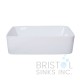 BV112 Above Counter Porcelain Rectangular Vessel Bathroom Sink