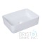 BV112 Above Counter Porcelain Rectangular Vessel Bathroom Sink